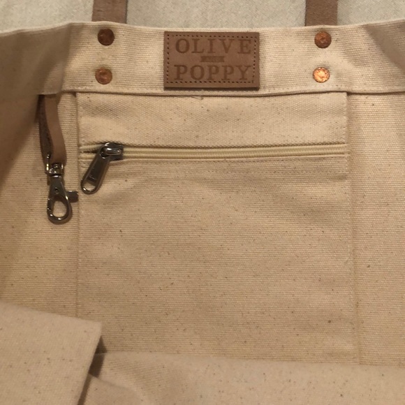 Olive and Poppy tote bag Appellation EXCELLENT!! - Picture 6 of 8